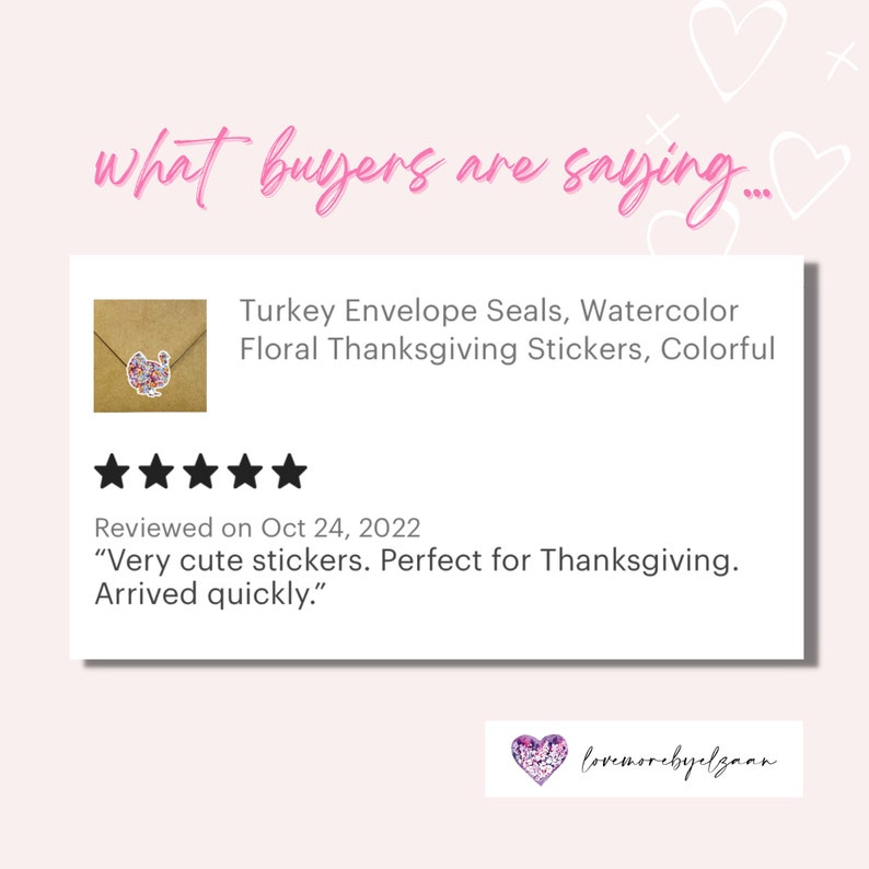 Turkey Envelope Seals, Watercolor Floral Thanksgiving Stickers ...