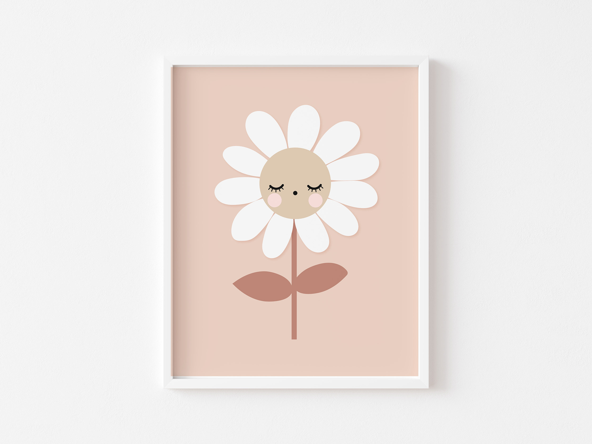 Pink Boho Daisy Nursery Wall Art, You Are so Loved, Neutral Modern ...