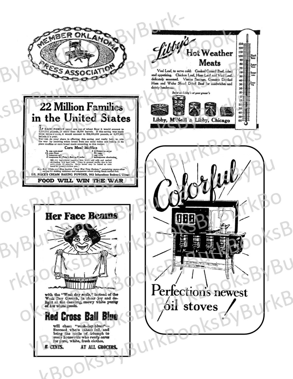 Old Newspaper Ads Ephemera Digital Printable Set 1 Digital Images - Etsy