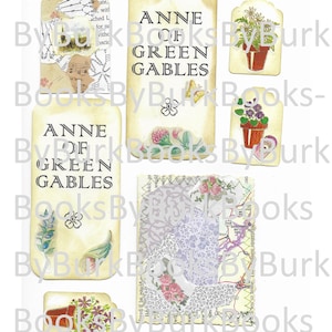 Anne of Green Gables junk Journal Digital Ephemera Digital images