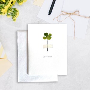 Biglietto di auguri di buona fortuna, biglietto con quadrifoglio, buona fortuna, biglietto di auguri vuoto, quadrifoglio, settimana degli esami finali, esame di abilitazione alla professione forense, colloquio di lavoro