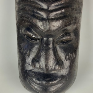 Vintage African Tribal Mask: Sierra Leone Landuman & Temne Art