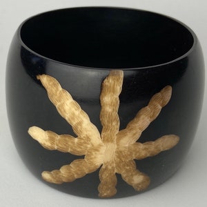 African Cow Horn Thick Bone Bangle from Sierra Leone West Africa 8
