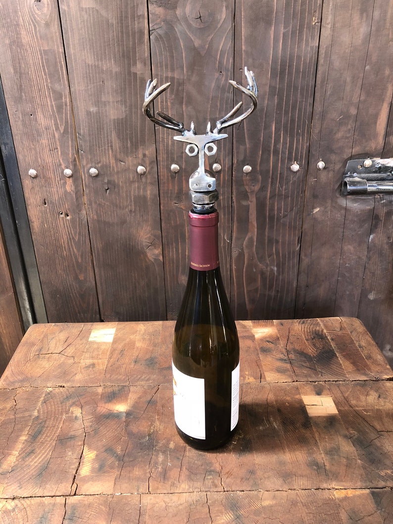 Savage Metal Reindeer Wine Stopper - Thumbnail 3