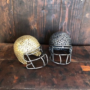 Football Helmet/ Football Trophy / Football Christmas Gift / Helmet / Helmet Sculpture