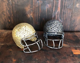 Football Helmet/ Football Trophy / Football Christmas Gift / Helmet / Helmet Sculpture