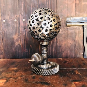 Steampunk Lamp/ Industrial Decor/ Industrial Lamp/ Industrial Table Lamp/ Farmhouse Table Lamp/ Edison Lamp/ Lamps For Tables/