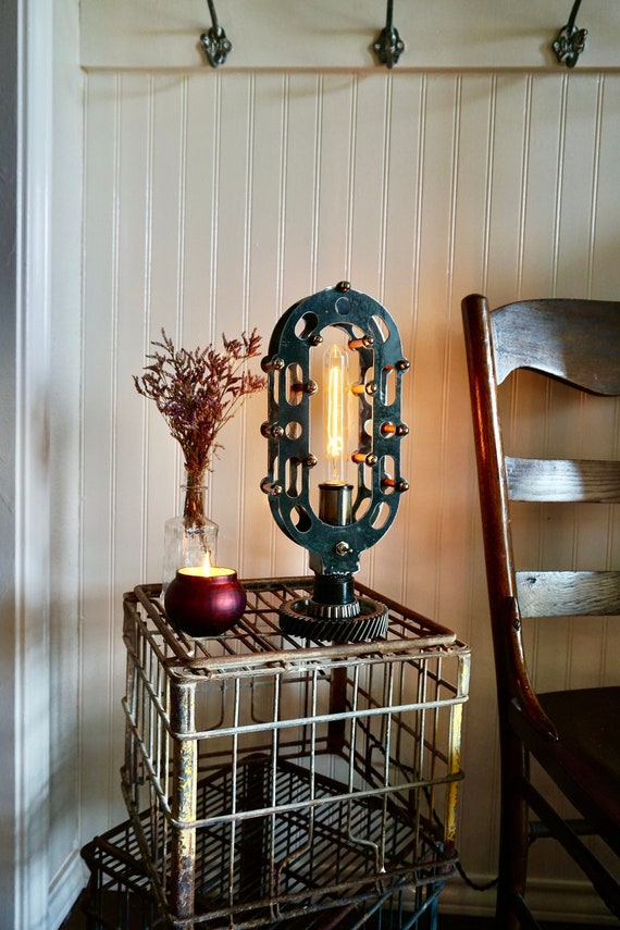 Steampunk Lamp/ Industrial Lamp/ Lamp/ Modern Lamp/ Edison Lamp