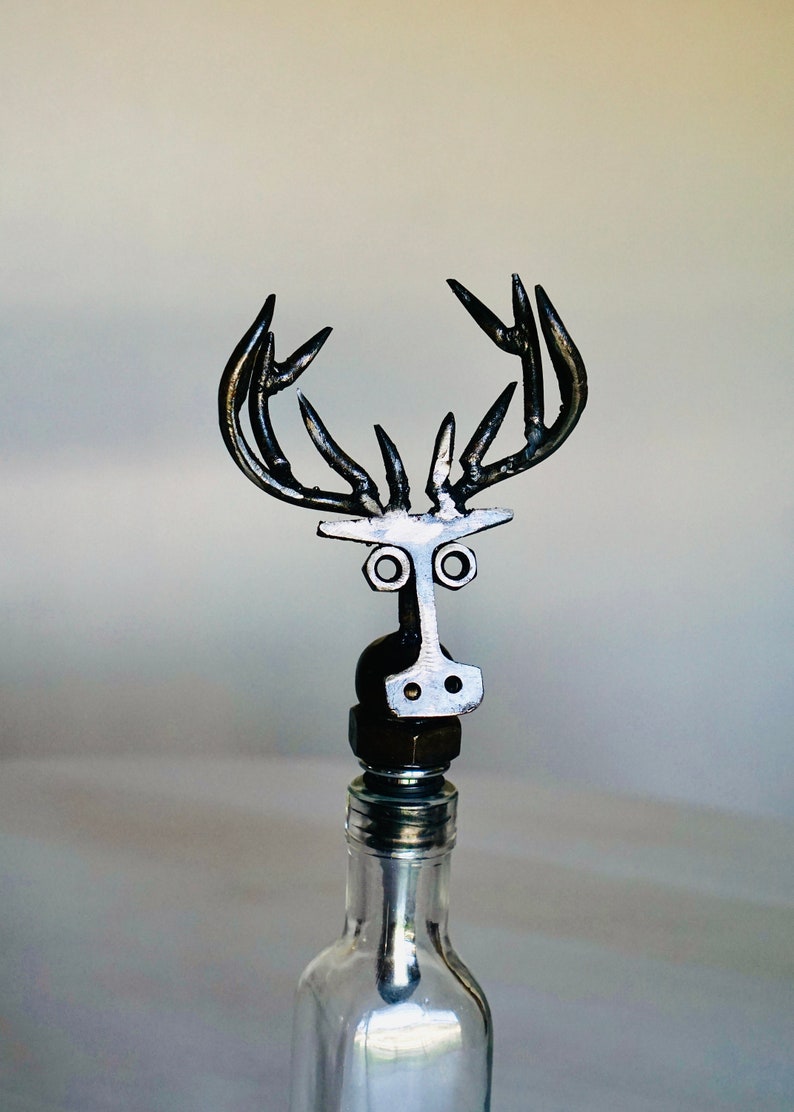 Savage Metal Reindeer Wine Stopper - Thumbnail 2