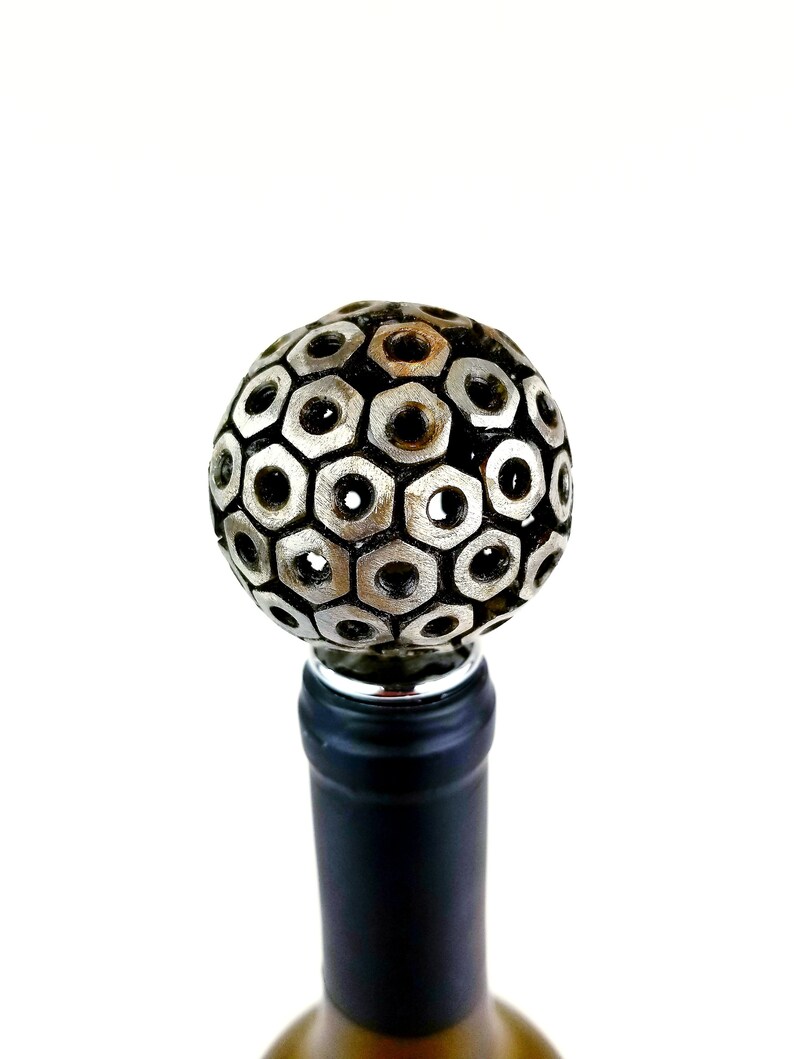 Savage Metal Golf Ball Wine Stopper - Thumbnail 4