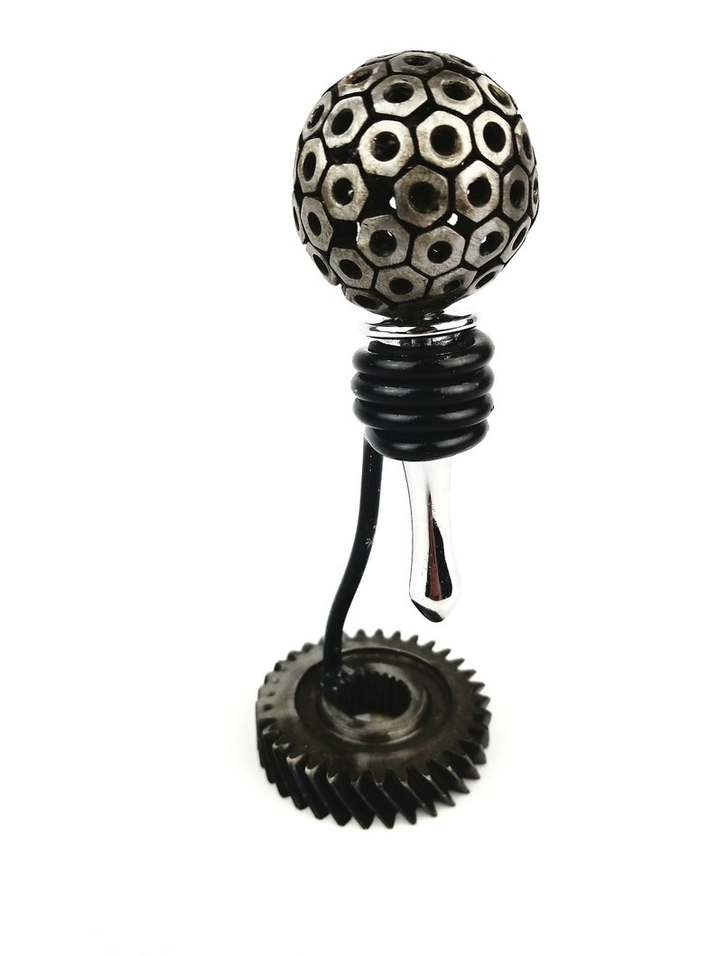 Savage Metal Golf Ball Wine Stopper