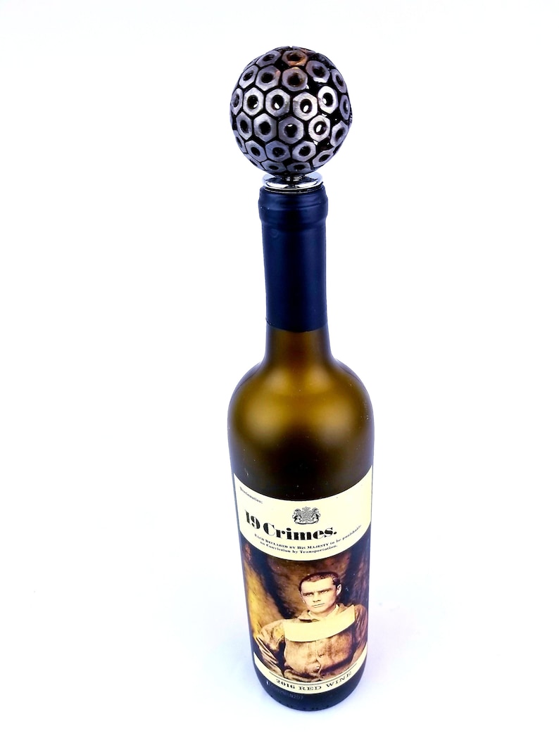 Savage Metal Golf Ball Wine Stopper - Thumbnail 3