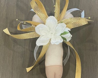 REYES OF GOLD 5-inch Custom Penis Corsage - Hecho a pedido / Temático / Despedida de soltera / Despedida de soltero / Noche de chicas / Regalo de fiesta personalizado