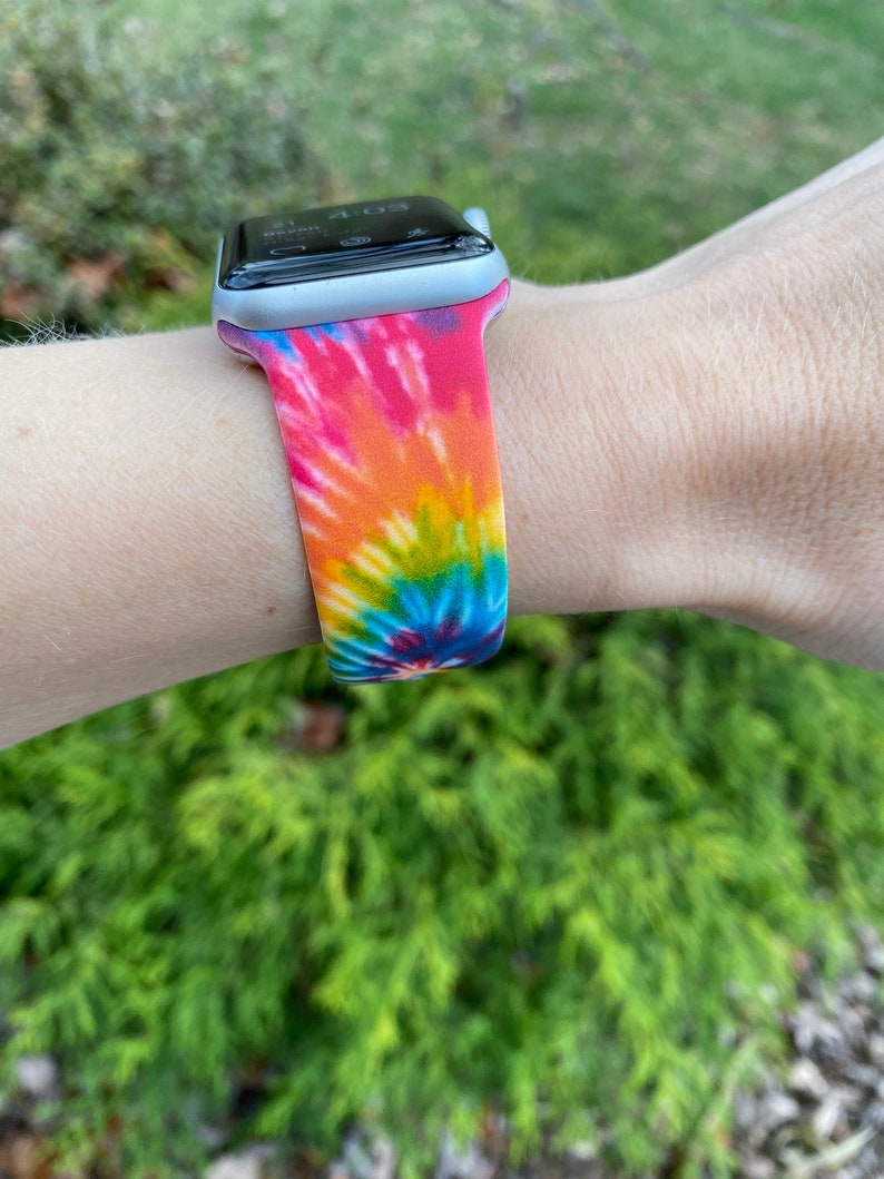 tie dye apple watch face
