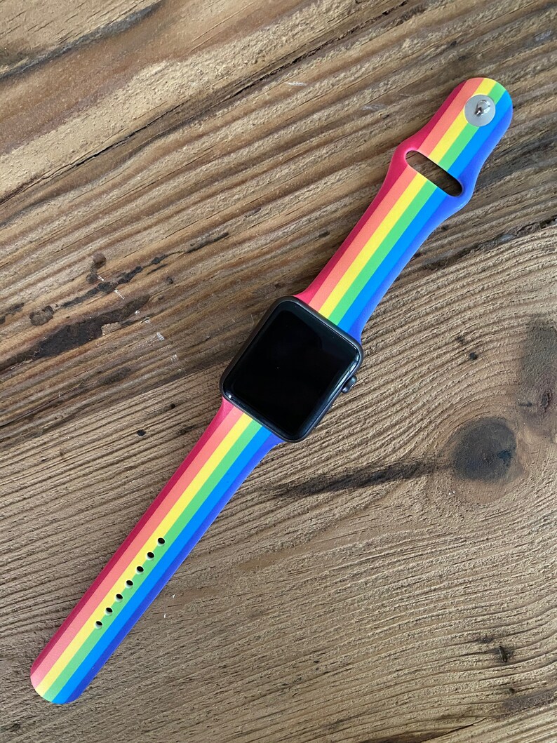 Apple Watch Band Rainbow Gay Pride Equality 38mm 40mm 42mm Etsy