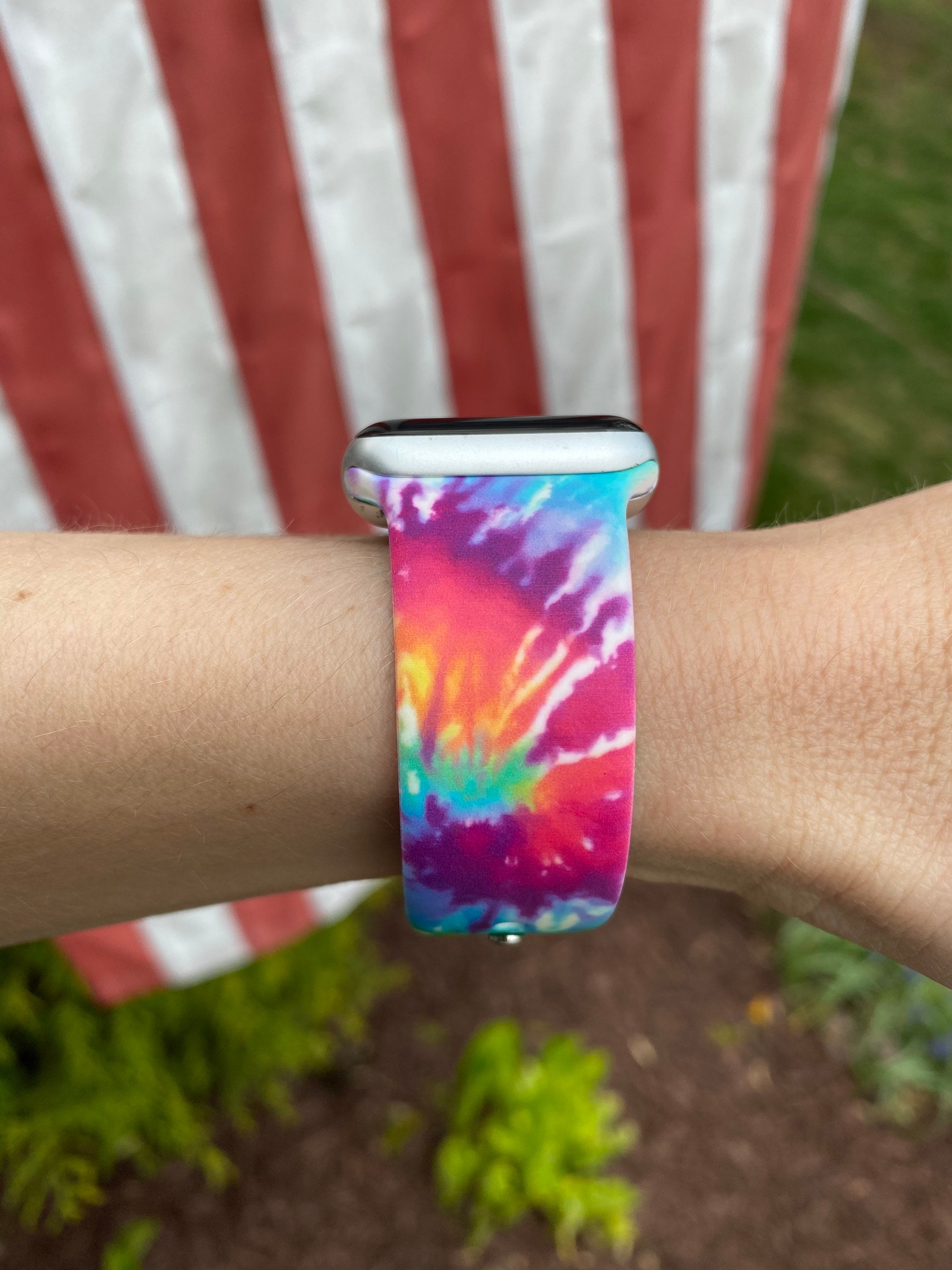 Tie Dye Apple Watch Band Traditional 38mm 40mm 42mm 44mm S/M Etsy