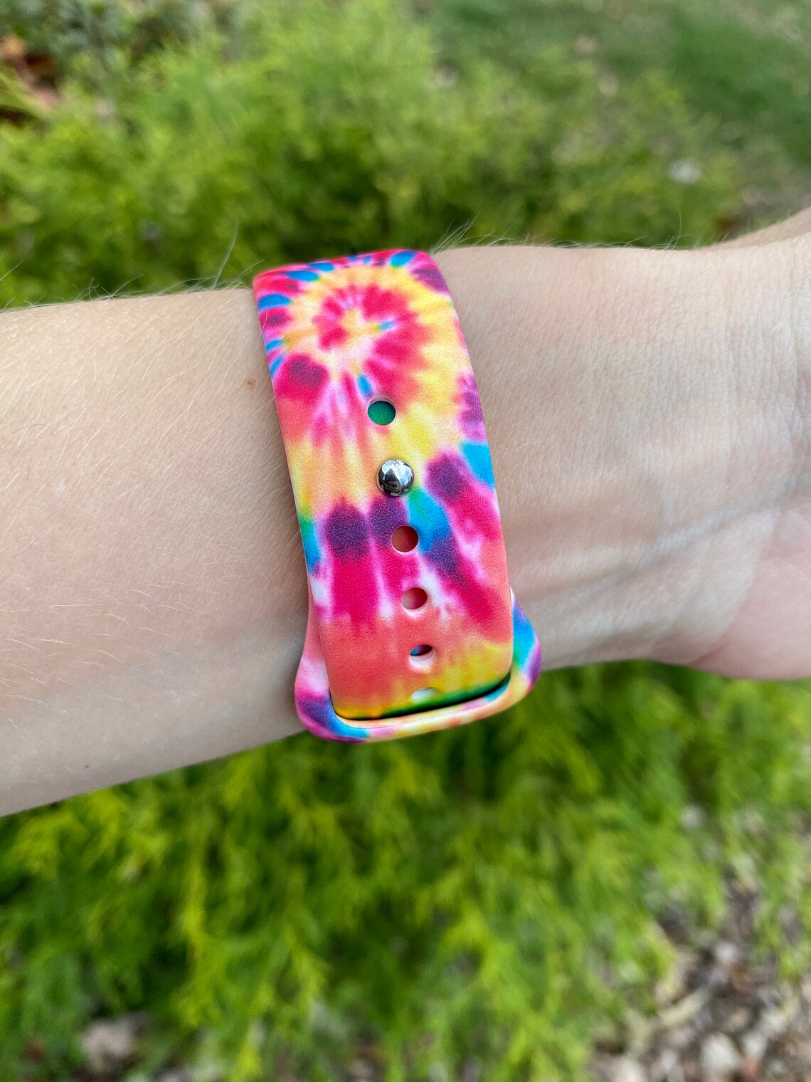 Apple Watch Band 38mm 40mm 42mm 44mm S/M M/L Tie Dye Pattern Etsy