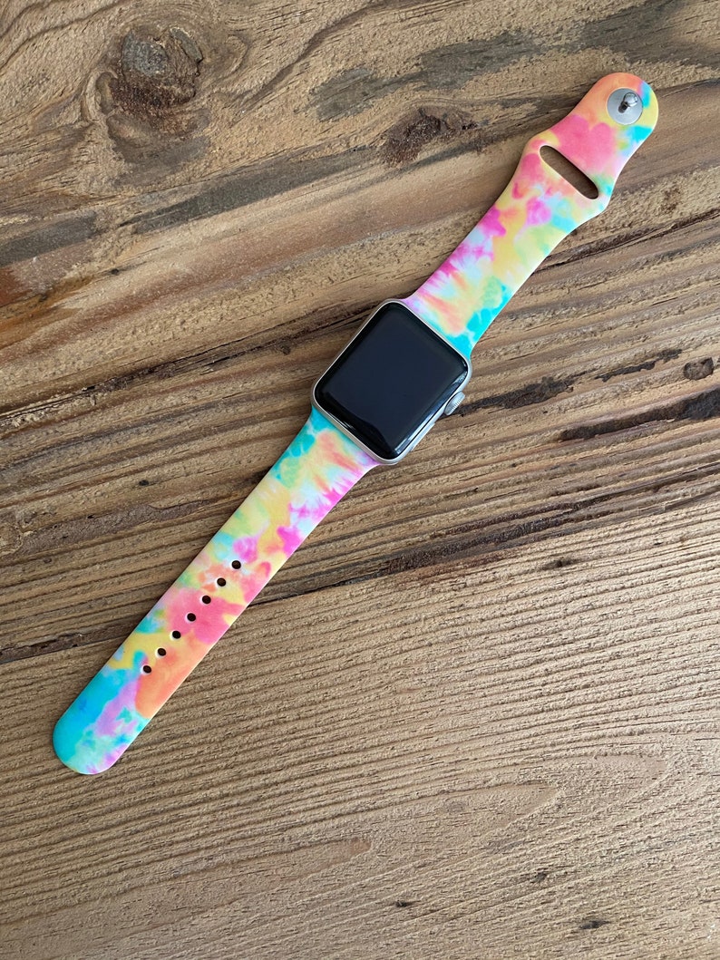 tie dye apple watch face