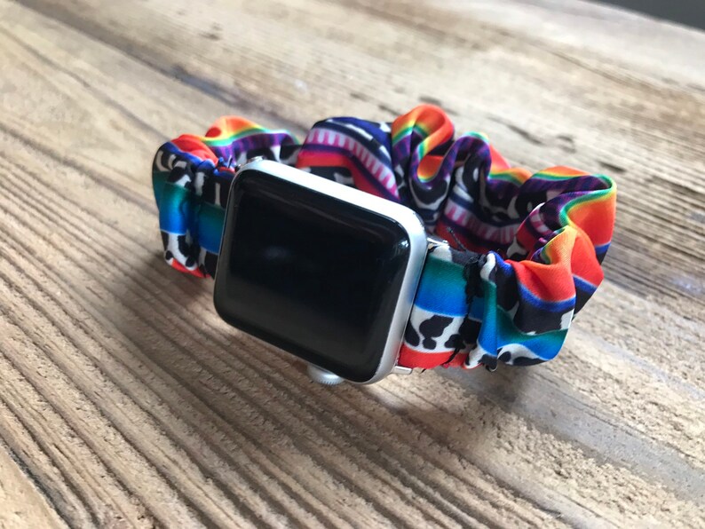 Apple Watch Band Scrunchie 38mm 40mm 42mm 44mm M/L Series 5 Etsy