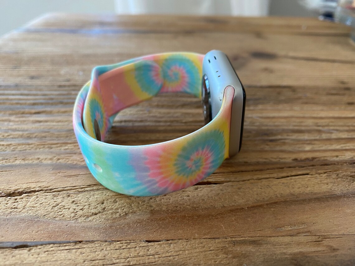 tie dye apple watch face