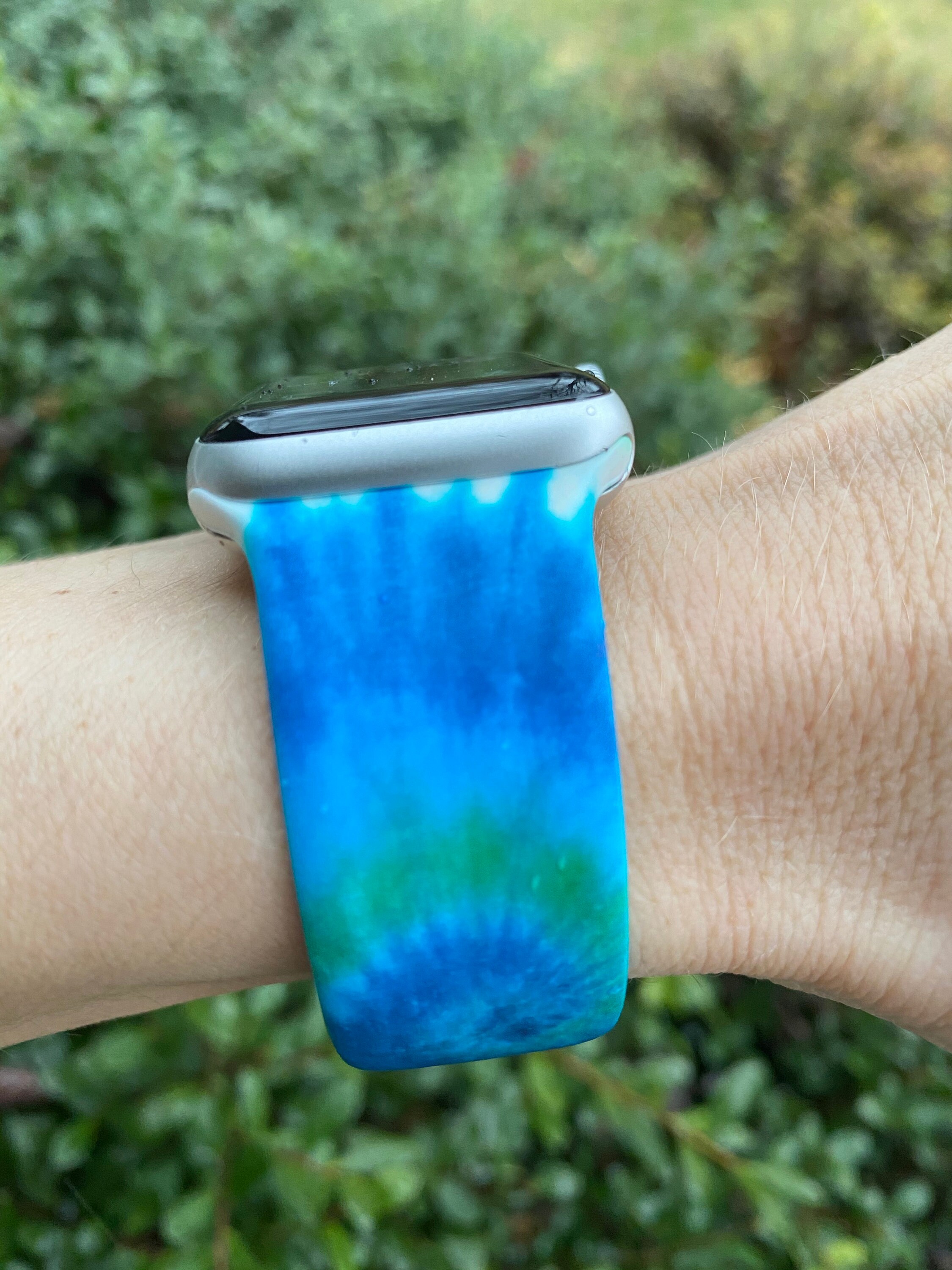 Apple Watch Band 38mm 40mm 42mm 44mm S/M M/L Tie Dye Pattern Etsy