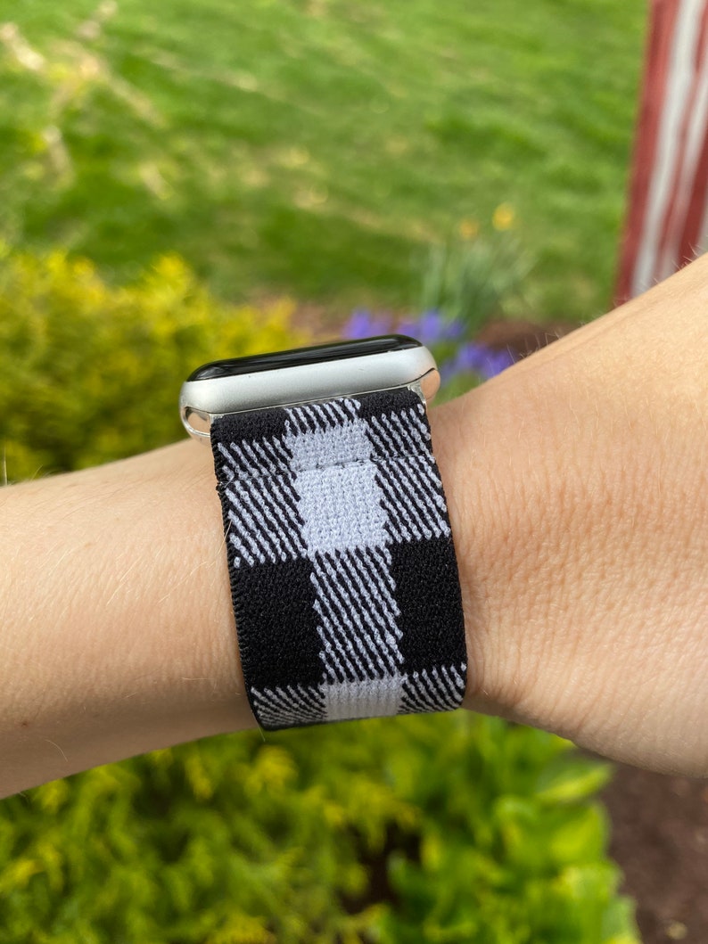 Elastic APPLE WATCH BAND 38mm 40mm 42mm 44mm Cheetah Camo Etsy