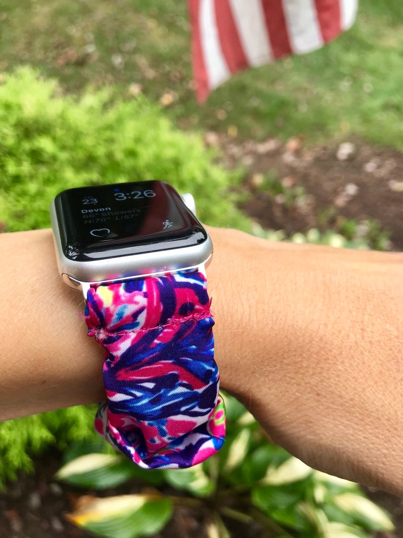 Apple Watch Band Scrunchie 38mm 40mm 42mm 44mm M/L Series 5 | Etsy