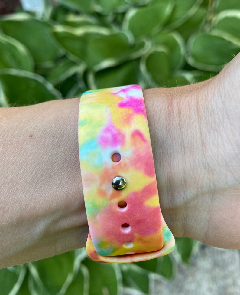 tie dye apple watch face