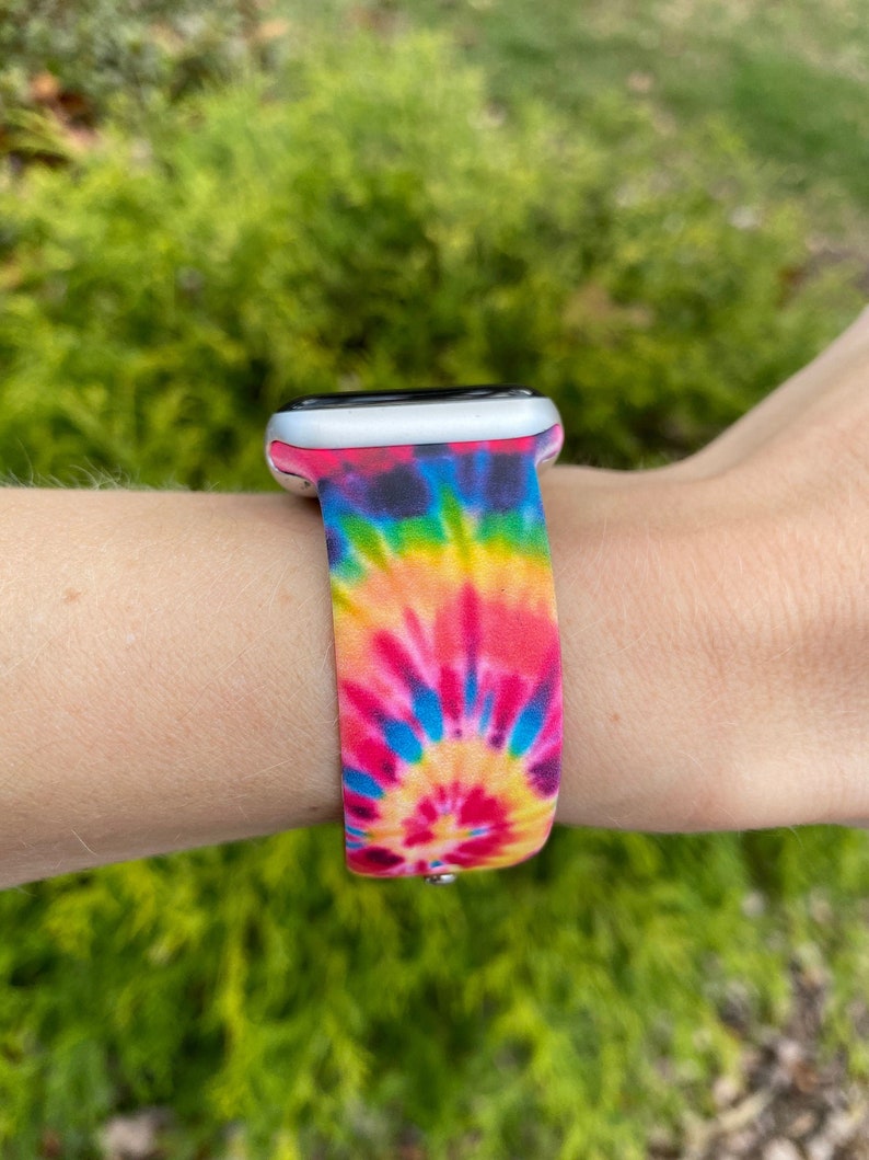 tie dye apple watch face