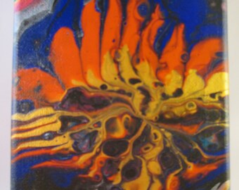 Paint Pouring, Paint Pour Art, Wall Art, Painted Canvas, Poured Paint, Fluid Art, Cell Painting, Wall Canvas, Liquid Art, Abstract Art,