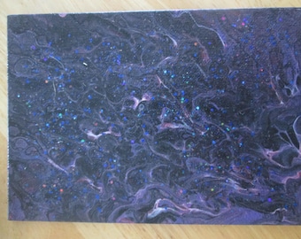 Paint Pouring, Paint Pour Art, Blue Decor, Poured Paint, Fluid Art, Cell Painting, Wall Canvas, Wall Art, Framed Art, Abstract Art,