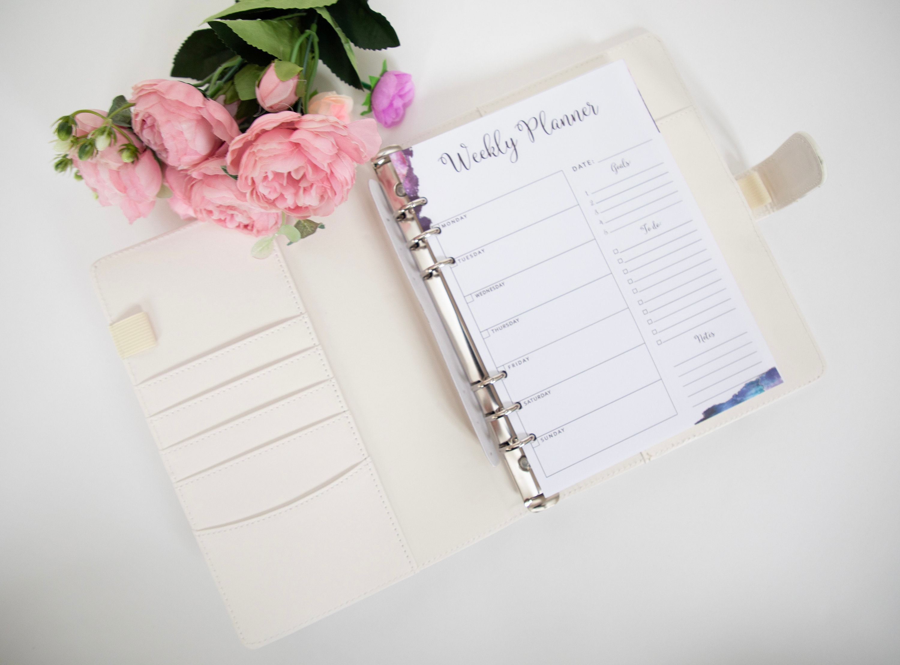 A5 Weekly Planner Inserts Undated Diary Inserts.planner Etsy UK