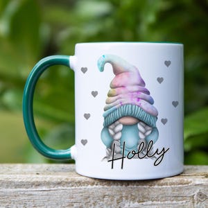 Personalised Gonk Mug | Tie Dye Gnome Mug