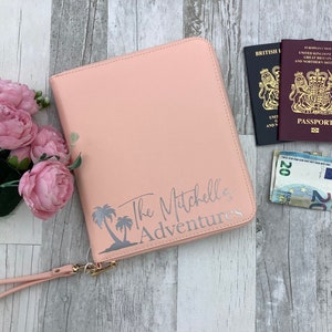 Personalised Travel Organiser Wallet Family Passport Holder image 7