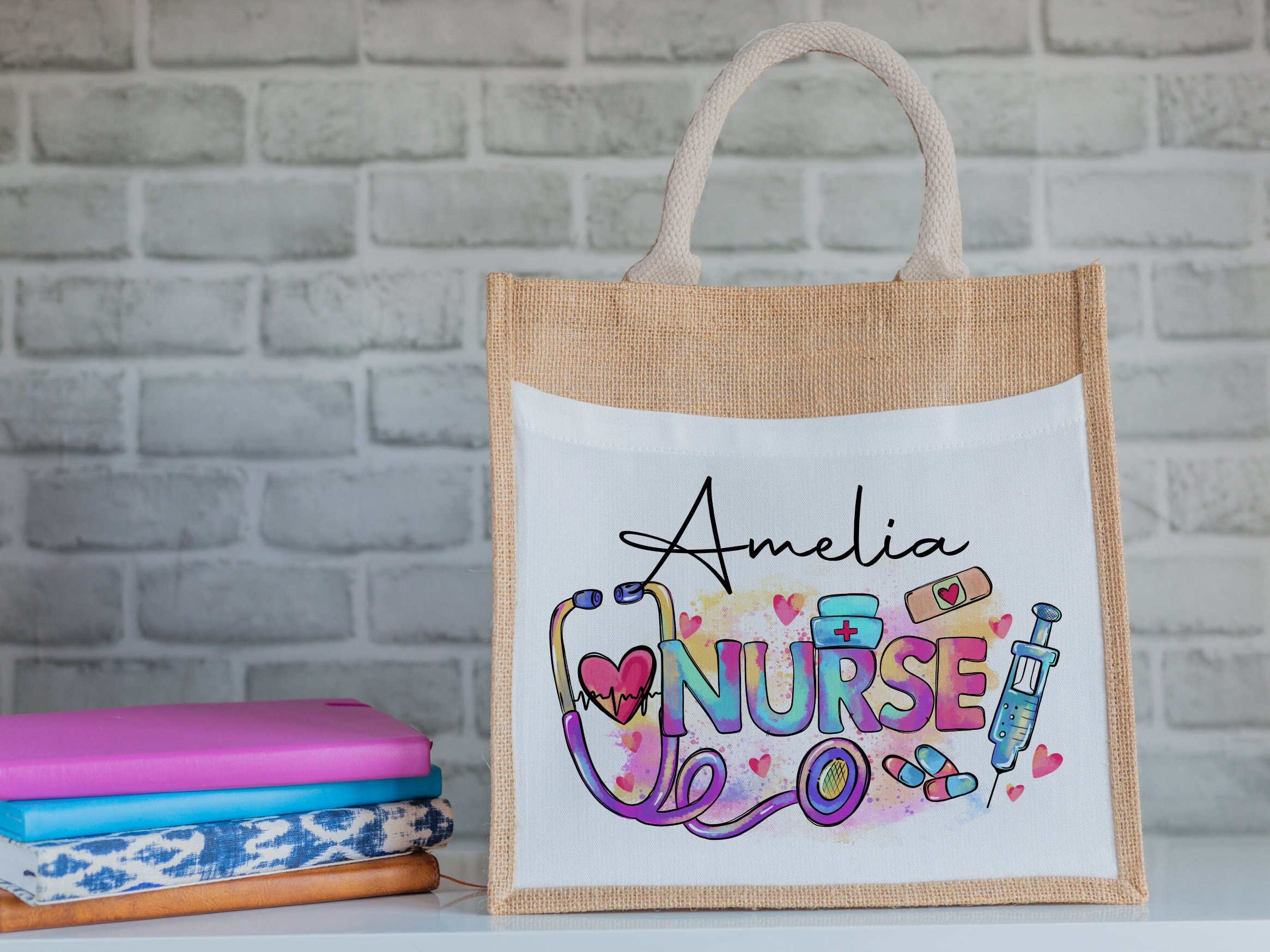 Small nurse tote bag hotsell