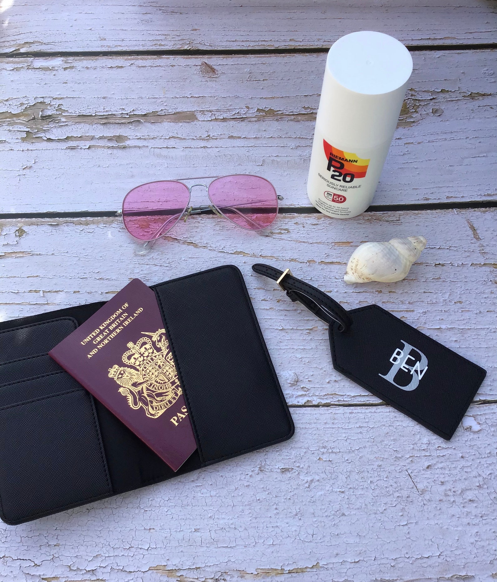 Passport Case and Luggage Tag Personalised Passport Holder Etsy