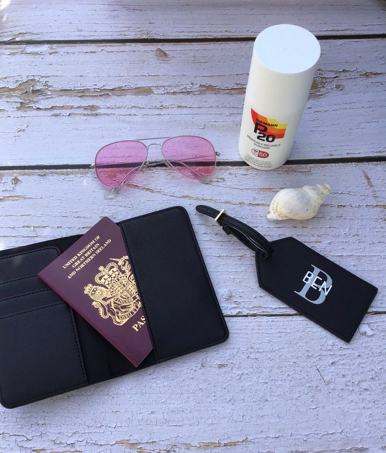 Passport Case and Luggage Tag Personalised Passport Holder Etsy