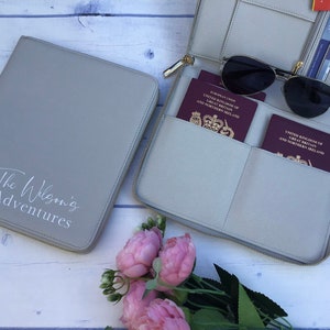 Personalised Travel Organiser Wallet Family Passport Holder image 5