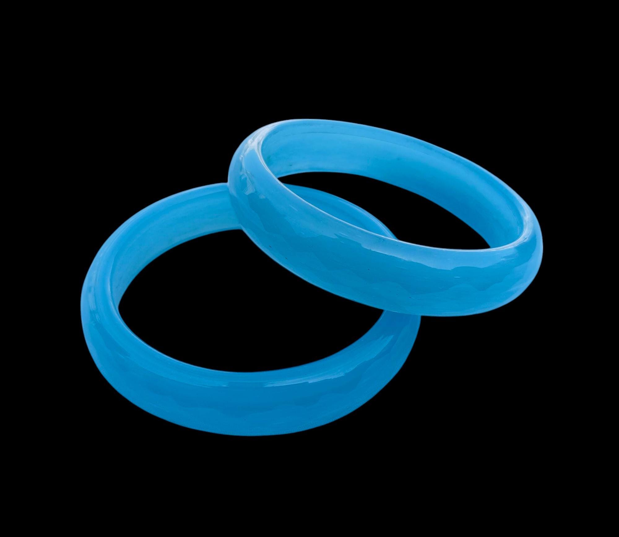 氷のガラス - Clear Glass Bangle - Clear Glass Bangle - Etsy