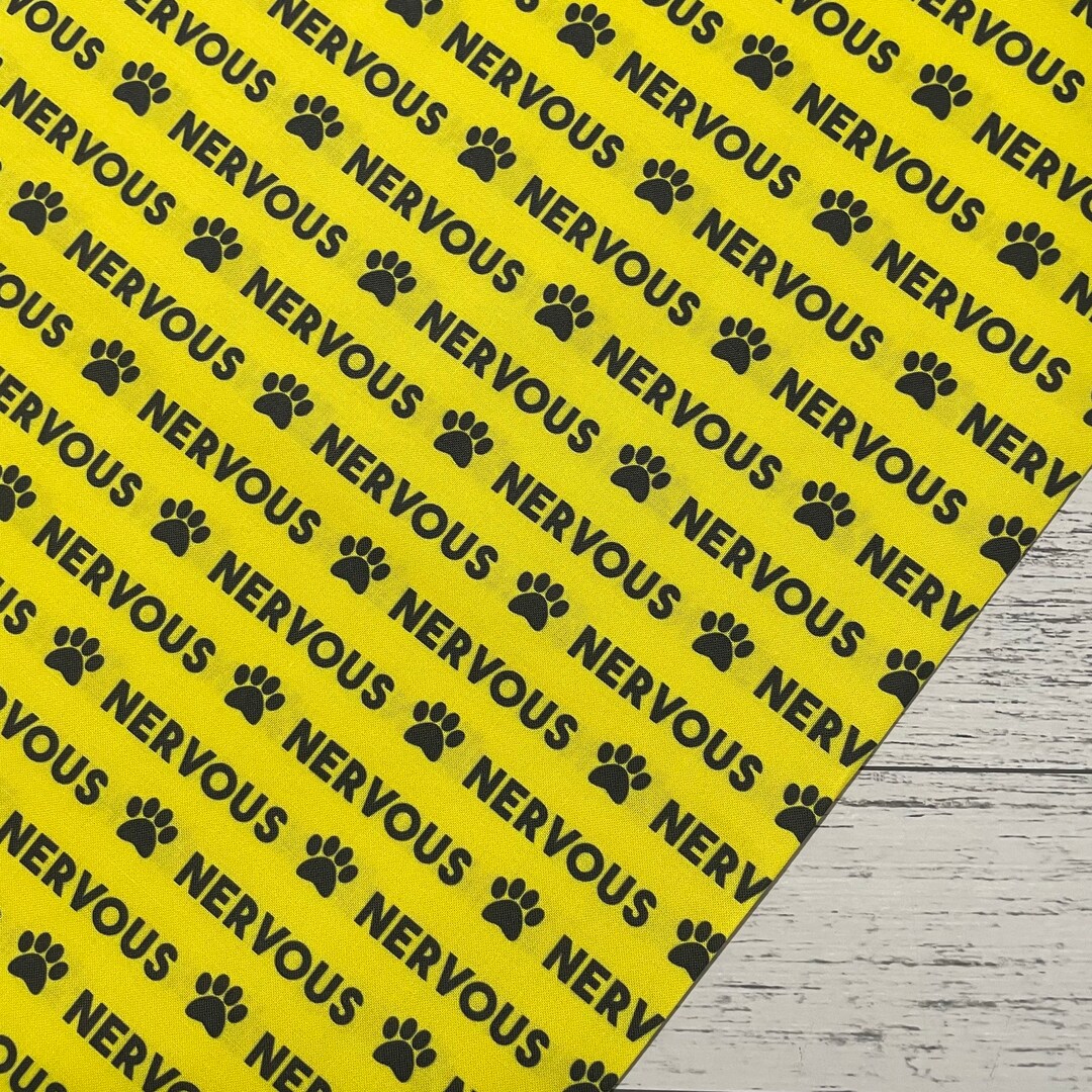 Dog Bandana Nervous Pooch Etsy Australia