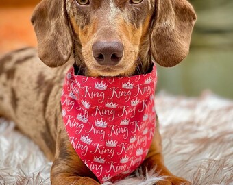 Dog Bandana - King