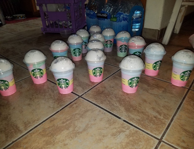 Starbucks slime cup Etsy