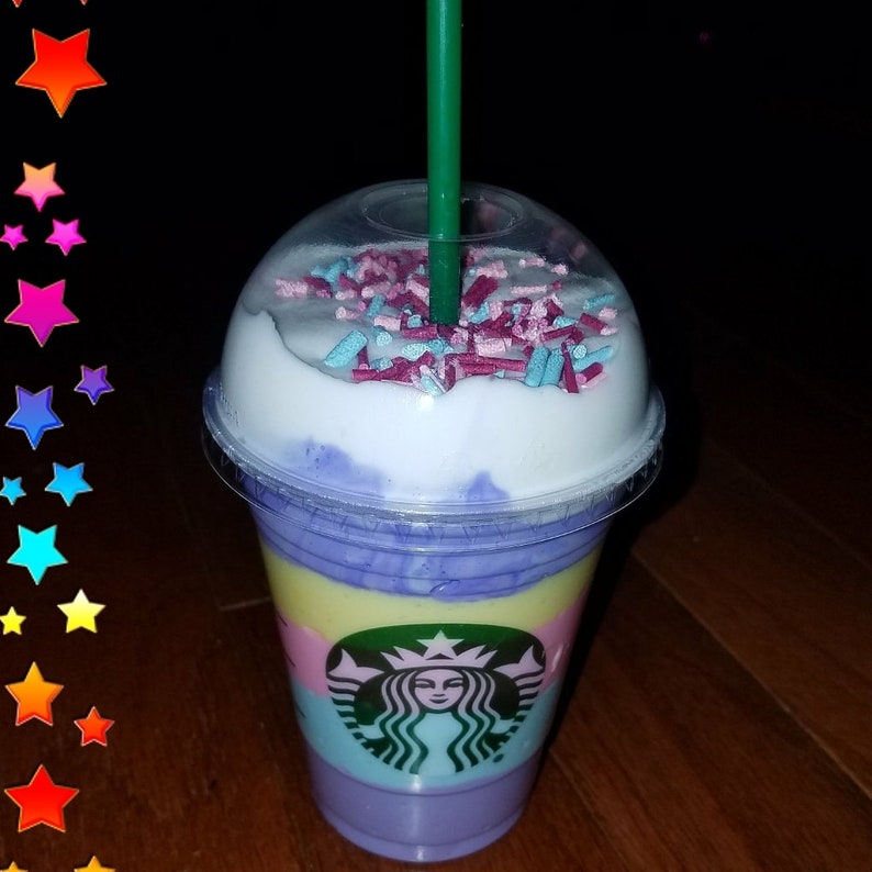 Starbucks slime cup Etsy