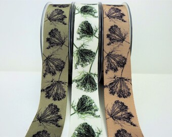 patterned satin ribbon