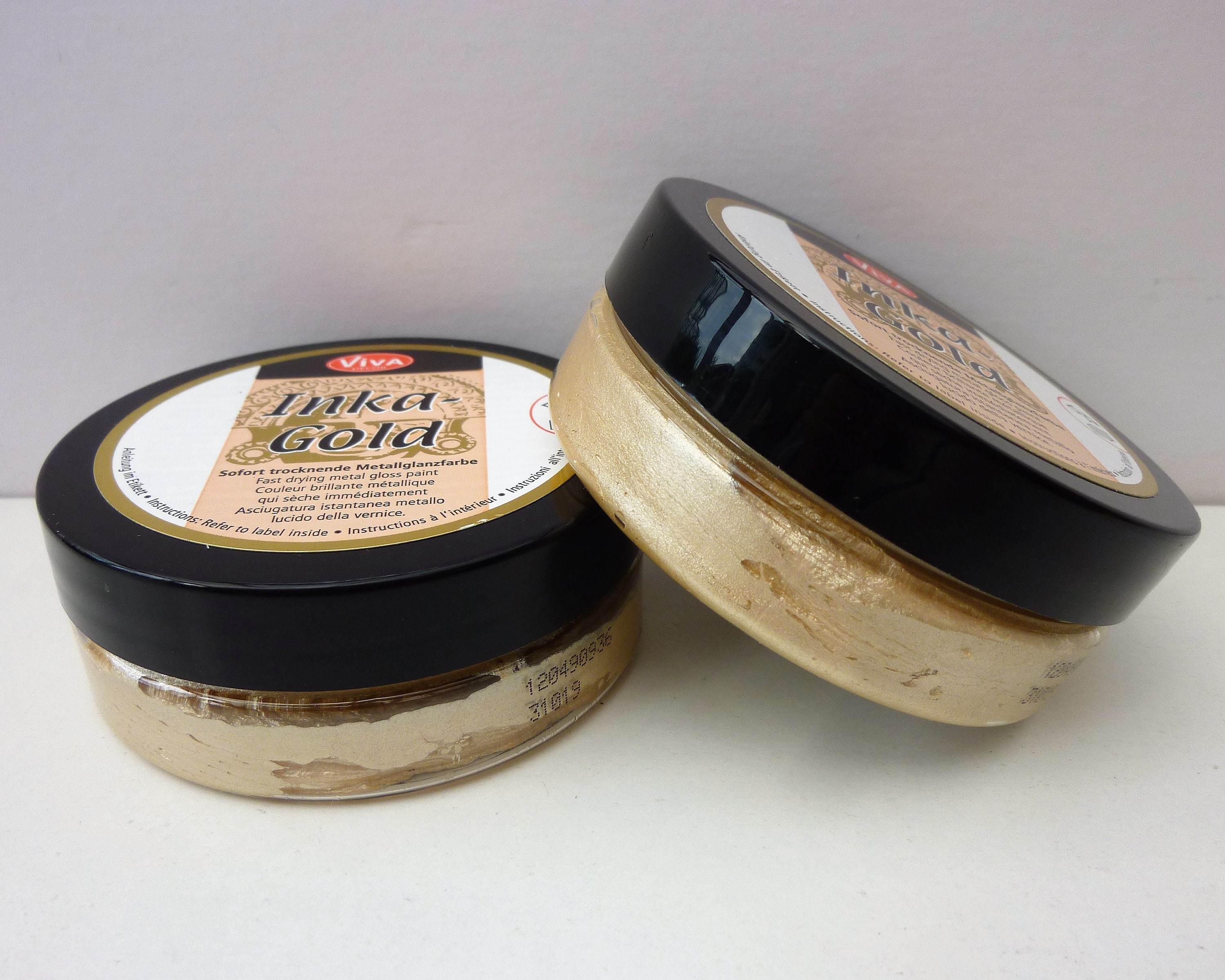 Metallic gilding wax Inka Gold paint by Viva Decor 50ml for Etsy