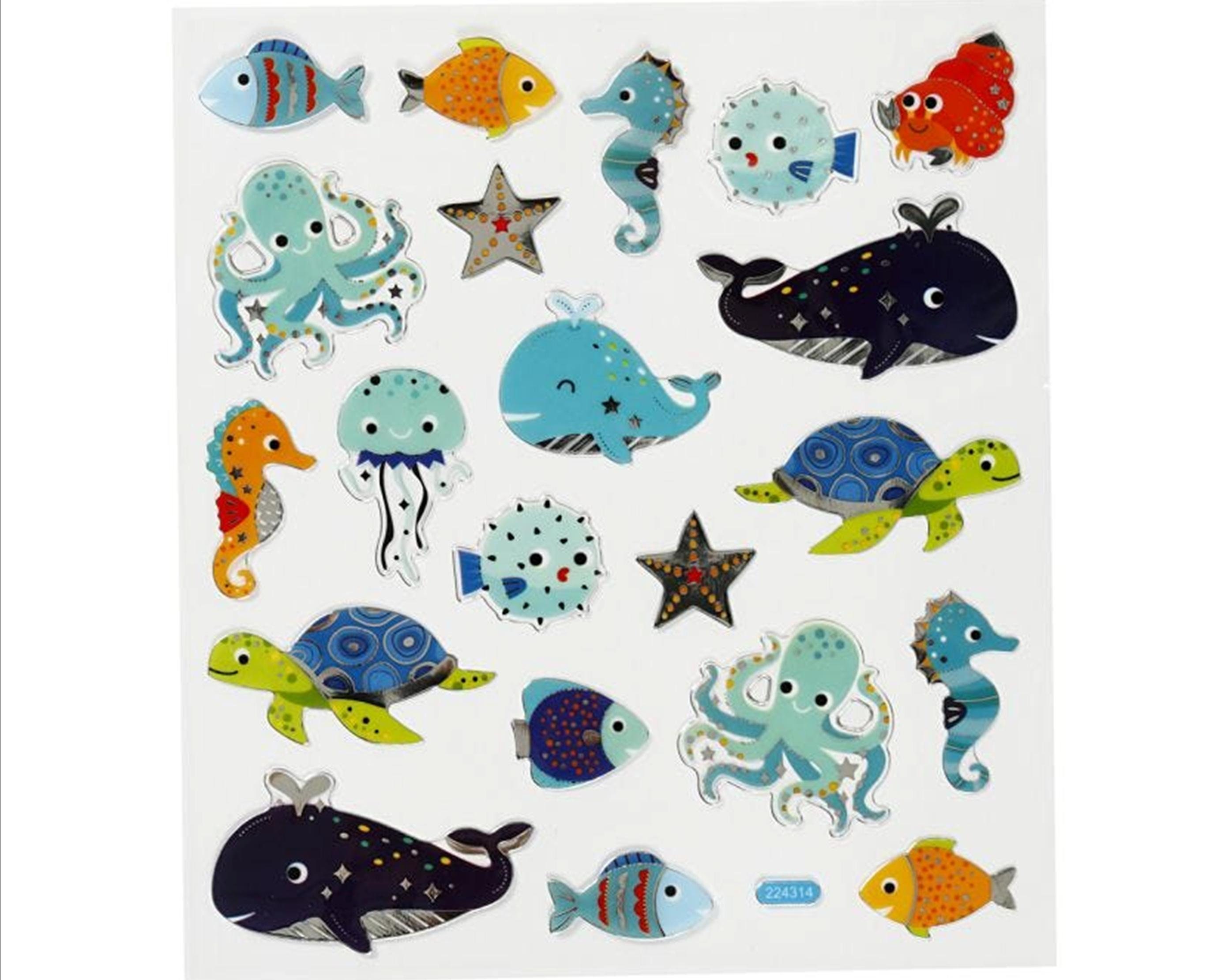 18 Hojas Pegatinas de Animales Marinos, Etiquetas de Criaturas Marinas Pegatinas de Vida Marina Pegatinas de Animales Marinos Pegatinas de Océano para Bricolaje Clase Maestros Niños 18 Hojas Pegatinas de Animales Marinos, Etiquetas de Criaturas Marinas Pegatinas de Vida Marina Pegatinas de Animales Marinos Pegatinas de Océano para Bricolaje Clase Maestros Niños