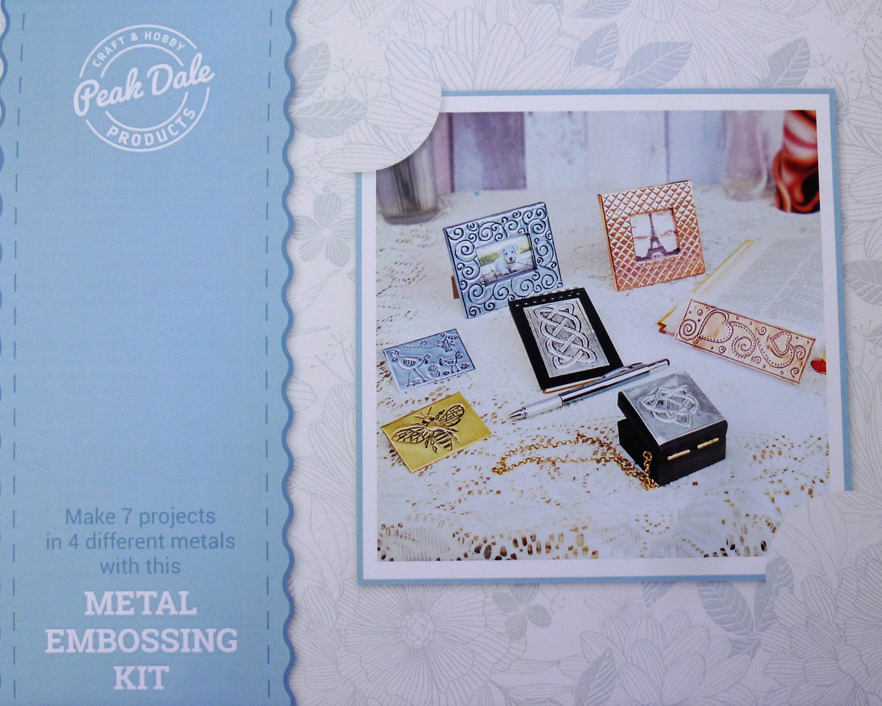 Metal Embossing Kit Beginners 7 Projects Craft Kits for Etsy