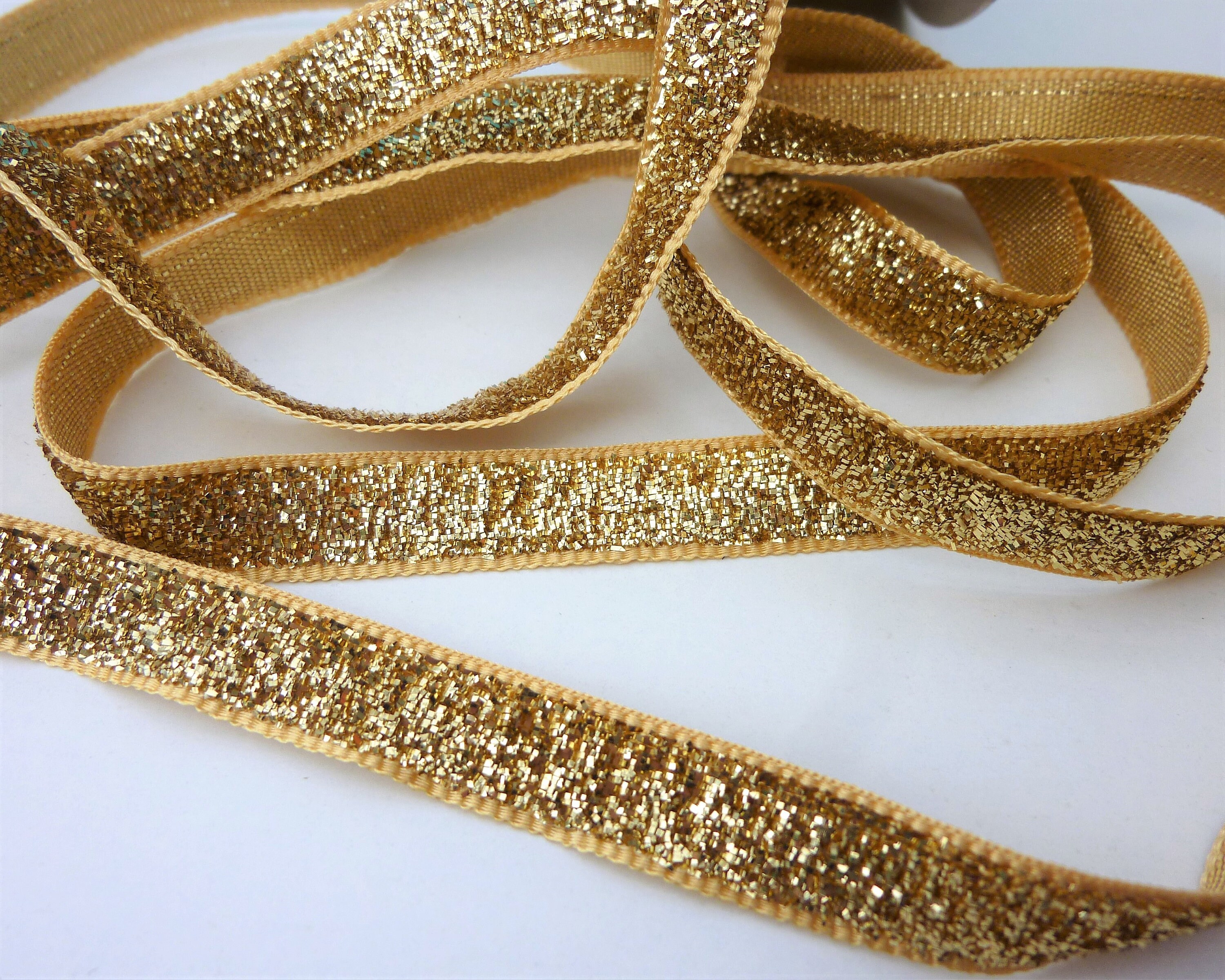 Gold Glitter Velvet Ribbon Sparkly Metallic Trim 10mm 3/8 - Etsy Singapore