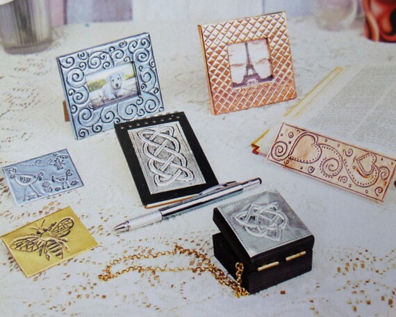 Metal Embossing Kit: 7 Projects, Craft Kits For Adults Kids, Beginners