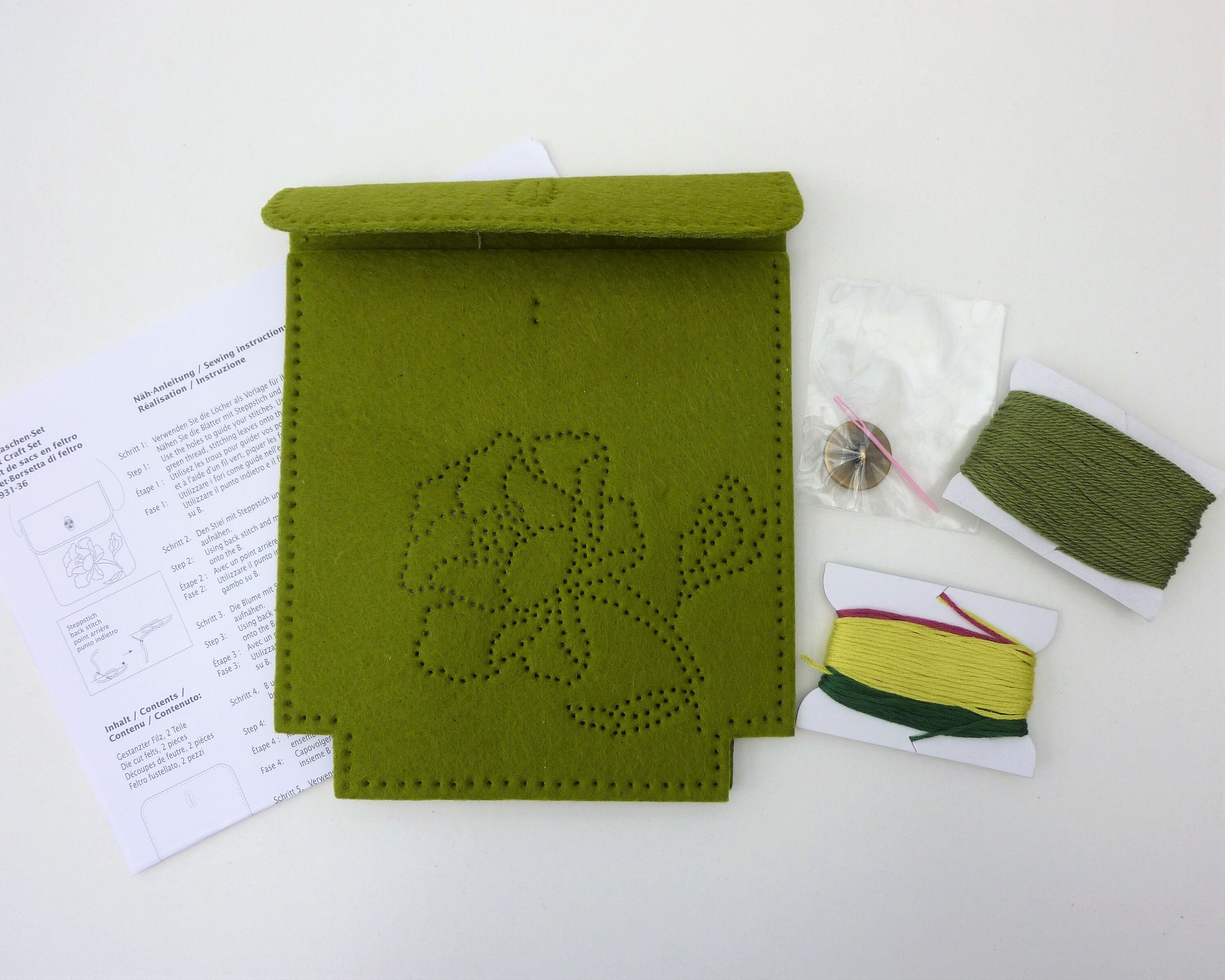 Make Your Own Felt Bag Kit Felt Craft Kit for Kids 5 Colours Etsy UK